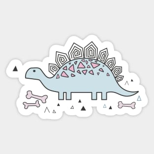 Dinosaur Stegosaurus Sticker